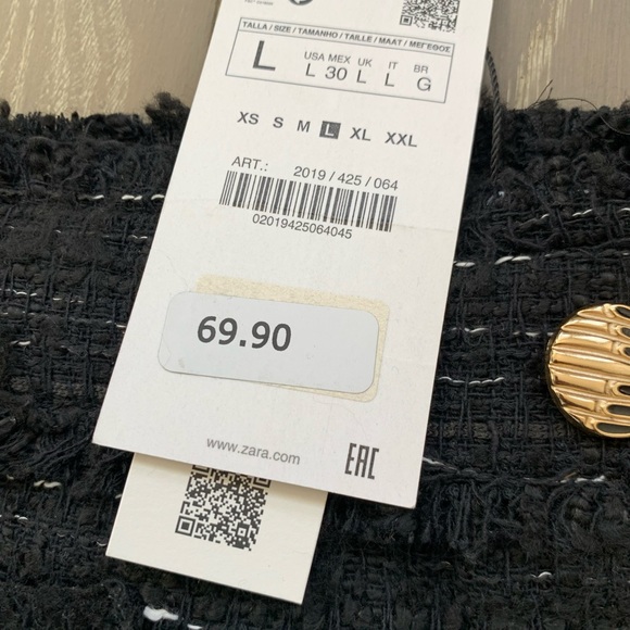 Zara buttoned pencil skirt - Picture 3 of 14